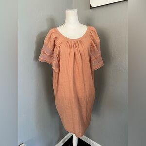 Old Navy Flutter Sleeve Boho Mini Dress size M